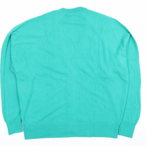 Courtelle Women's Green V-Neck Button Cardigan Size 18