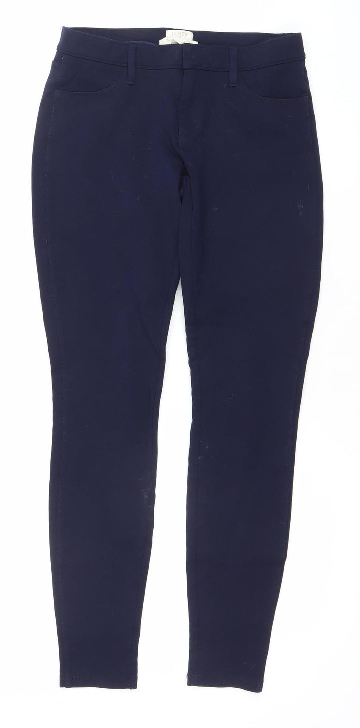 J.Crew Women's Blue Skinny Gigi Pant Visco-Nylon Stretch 2XS