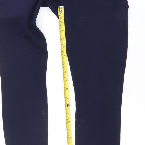 J.Crew Women's Blue Skinny Gigi Pant Visco-Nylon Stretch 2XS