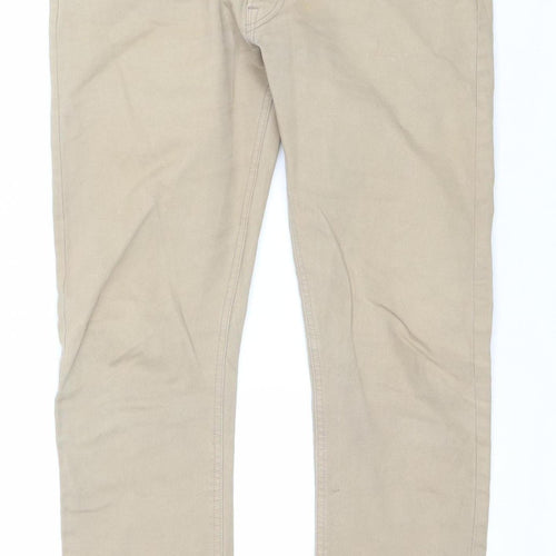 Lee Men's Beige Luke Slim Straight Jeans W32 L32