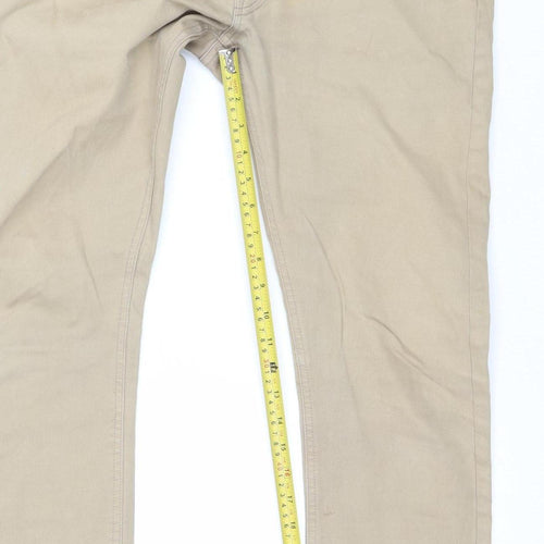 Lee Men's Beige Luke Slim Straight Jeans W32 L32