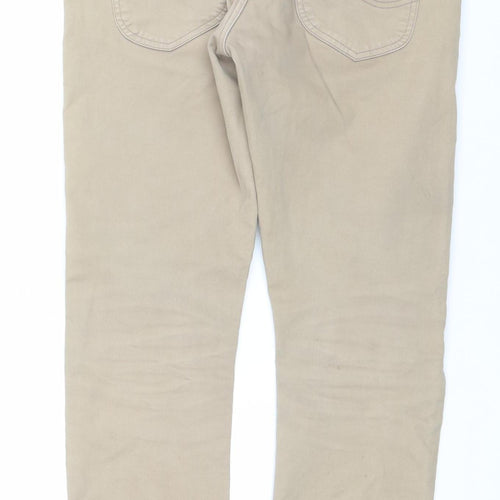 Lee Men's Beige Luke Slim Straight Jeans W32 L32