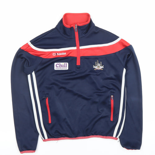 O'Neills Boys Blue 9-10 Years Sports 1/4 Zip Sweatshirt