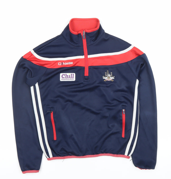 O'Neills Boys Blue 9-10 Years Sports 1/4 Zip Sweatshirt