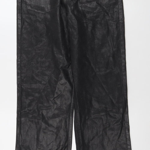 Denim Co Women’s Black Straight Leg Jeans Size 6 Cotton Classic Style