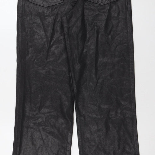 Denim Co Women’s Black Straight Leg Jeans Size 6 Cotton Classic Style