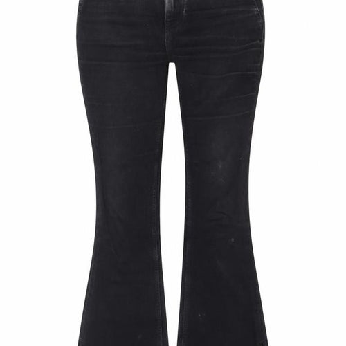 We The Free Women Black Flared Jeans Size 28 Stretch Cotton Blend
