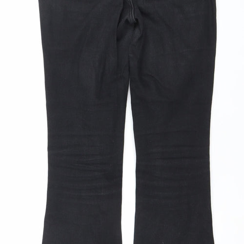 We The Free Women Black Flared Jeans Size 28 Stretch Cotton Blend
