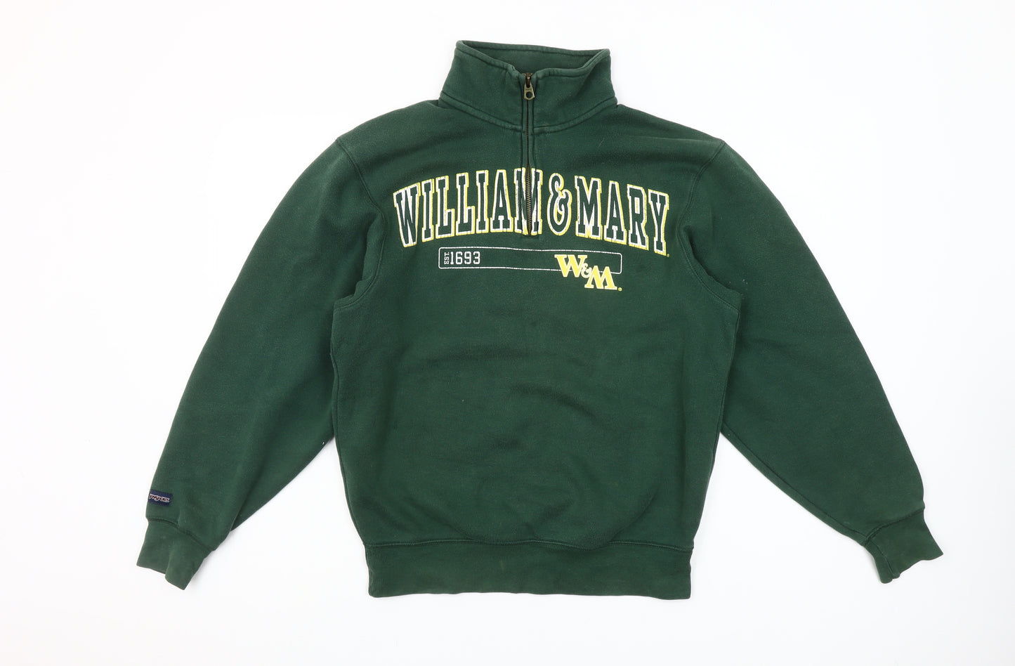 JanSport Women’s Green 1/4 Zip William & Mary Fleece Sweatshirt S