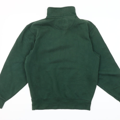 JanSport Women’s Green 1/4 Zip William & Mary Fleece Sweatshirt S