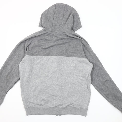 Fila Men’s Grey Full Zip Hoodie Size L Regular Fit Sweatshirt