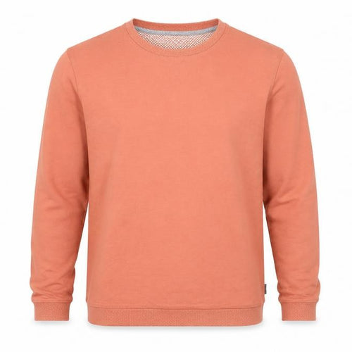 Ted Baker Men's Orange Crew Neck Pullover Sweatshirt Size L