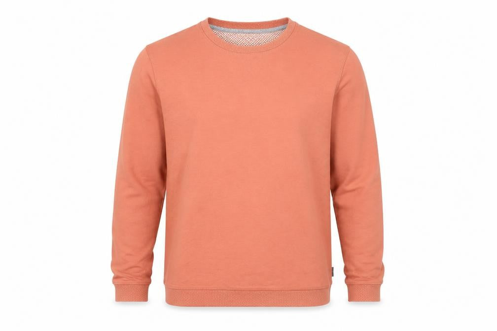 Ted Baker Men's Orange Crew Neck Pullover Sweatshirt Size L