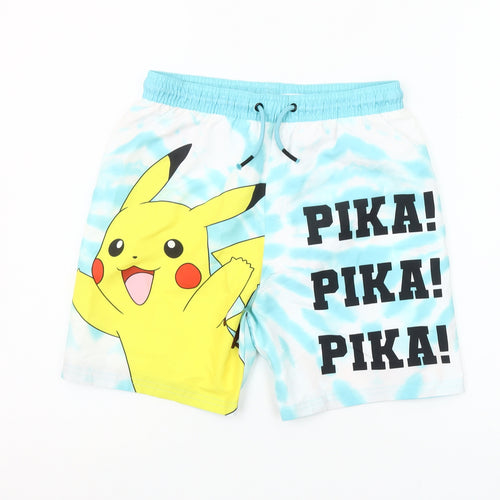 Pokémon Boys Multicoloured Pikachu Tie Dye Swim Shorts 11-12 Years
