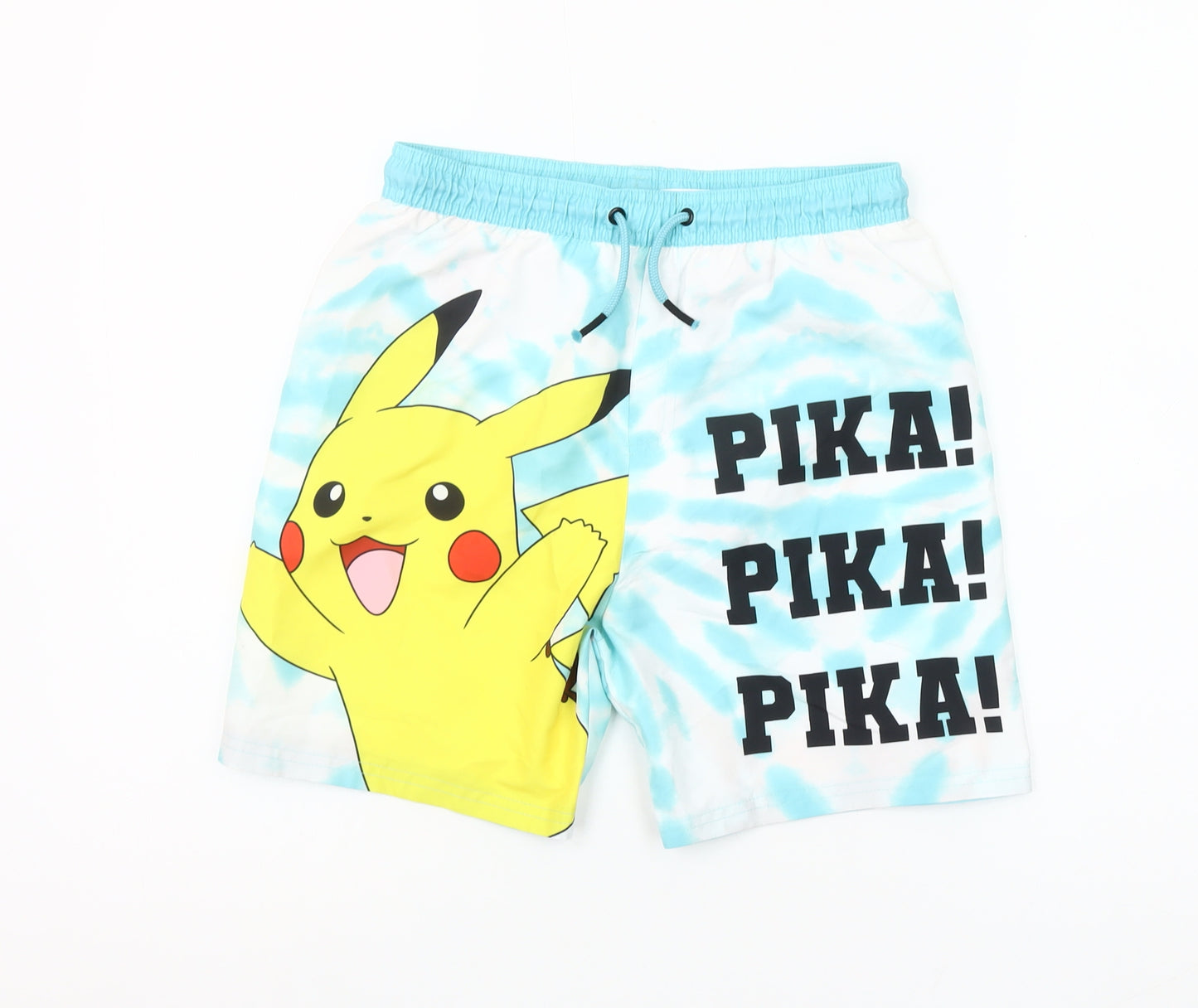 Pokémon Boys Multicoloured Pikachu Tie Dye Swim Shorts 11-12 Years
