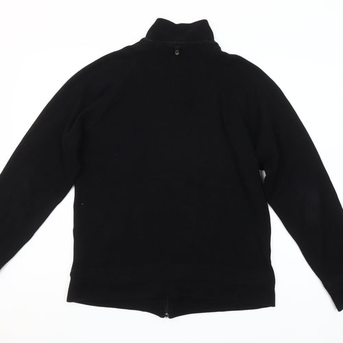 Duck and Cover Men's Black Full Zip Fleece Sweatshirt M