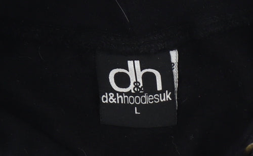 d&hhoodiesuk Women's Black L Pullover Hoodie Within Temptation Tour Graphic