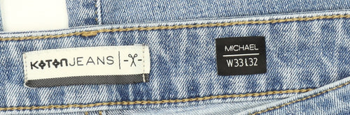 Koton Jeans Michael Light Blue Slim Fit Men's Jeans W33 L32