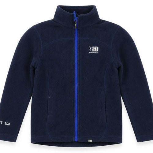 Karrimor Boys Blue 7-8 Years Fleece Jacket Full Zip Outdoor Layer
