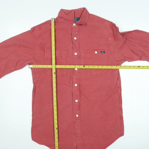 Polo Ralph Lauren Men’s Red Cotton Button-Up Long Sleeve Shirt Size S