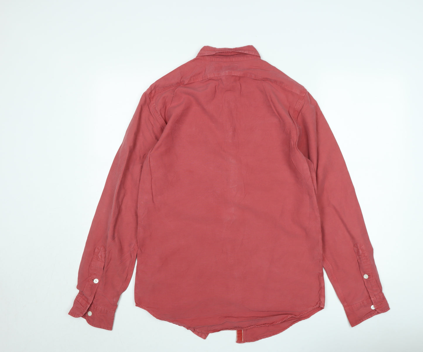 Polo Ralph Lauren Men’s Red Cotton Button-Up Long Sleeve Shirt Size S