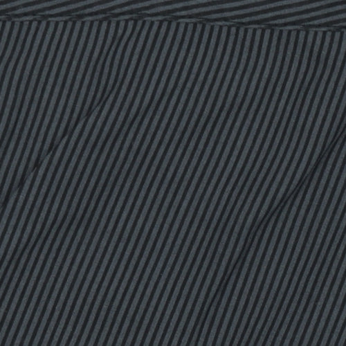 Burton Men's Black Striped Long Sleeve Button-Up Shirt Size M