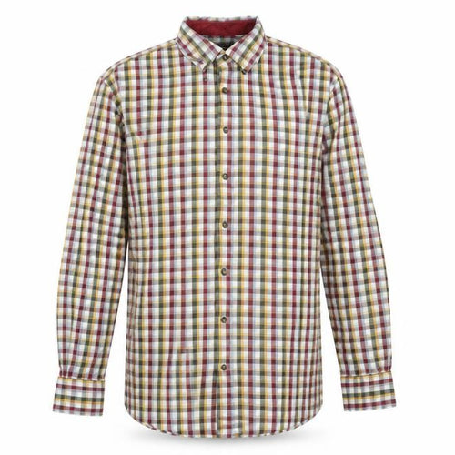 Charles Tyrwhitt Men's Multicoloured Check Long Sleeve Classic Fit Shirt M