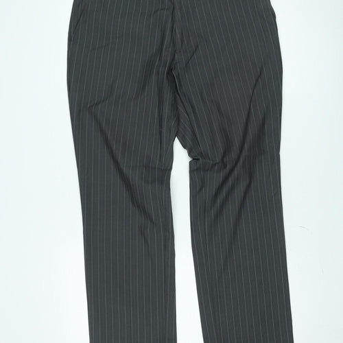 Taylor & Wright Men's Grey Pinstripe Dress Pants 34S Classic Fit