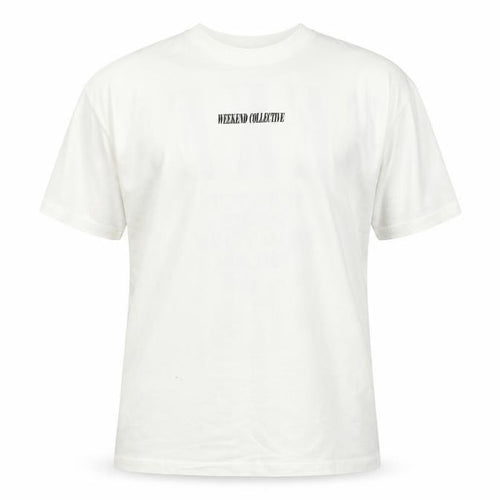 ASOS DESIGN Men's White Weekend Collective Graphic T-Shirt Size M