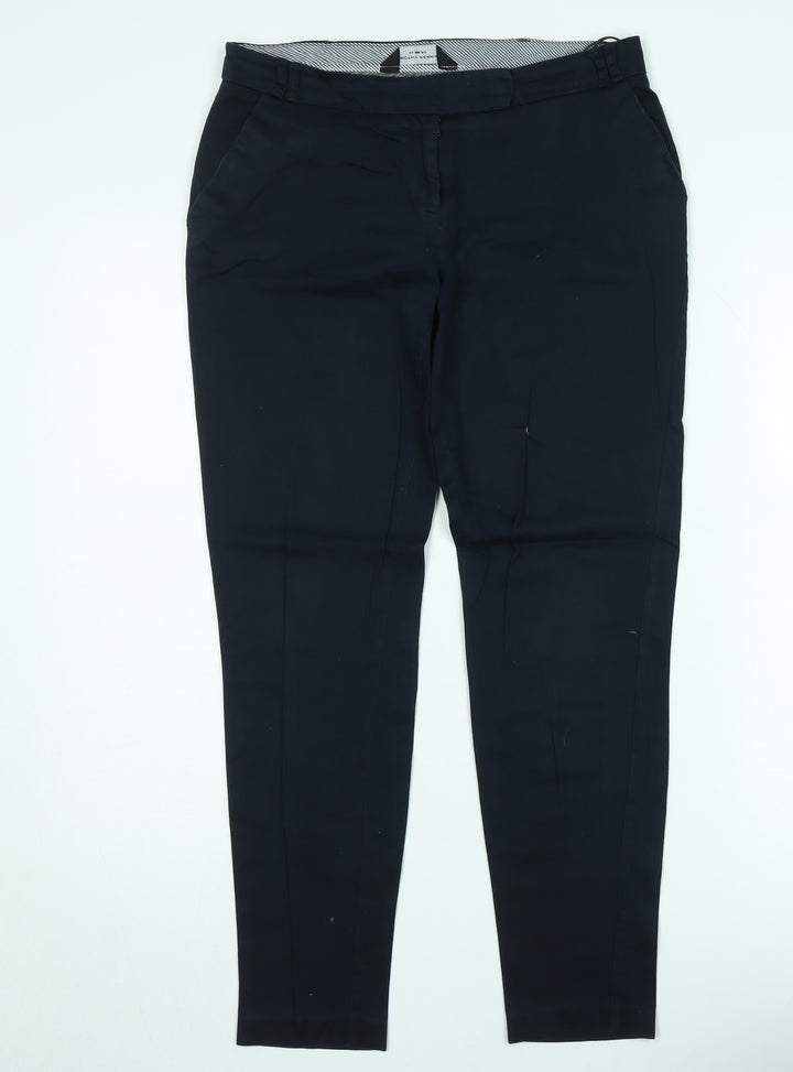 Dorothy Perkins Women’s Black Slim Fit Chino Trousers Size 8
