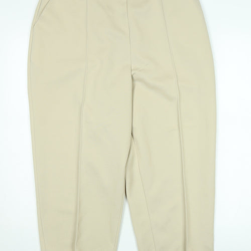 Marks and Spencer Women’s Beige Size 20 Tall Straight Trousers