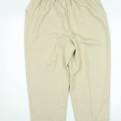 Marks and Spencer Women’s Beige Size 20 Tall Straight Trousers