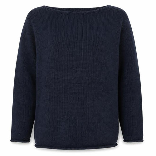Racing Green Men's Blue Cotton Crew Neck Jumper Size L