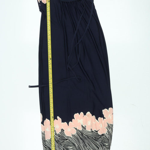 Principles by Ben de Lisi Women's Blue Floral Midi Sheath Dress Size 12
