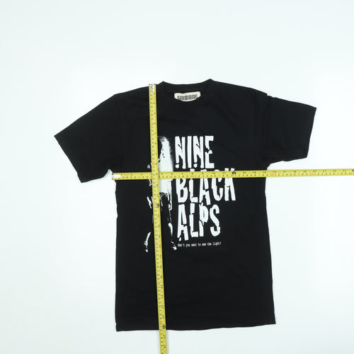 Sandbag Men’s Black Nine Black Alps Band Graphic T-Shirt XS Vintage