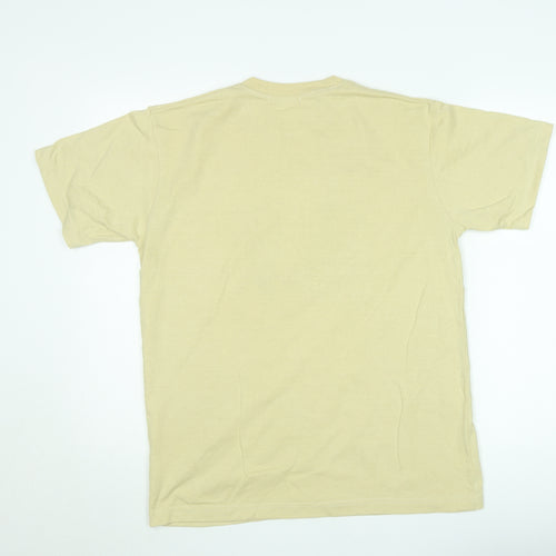 Smock Men's Beige XL Graphic Military Print Cotton T-Shirt