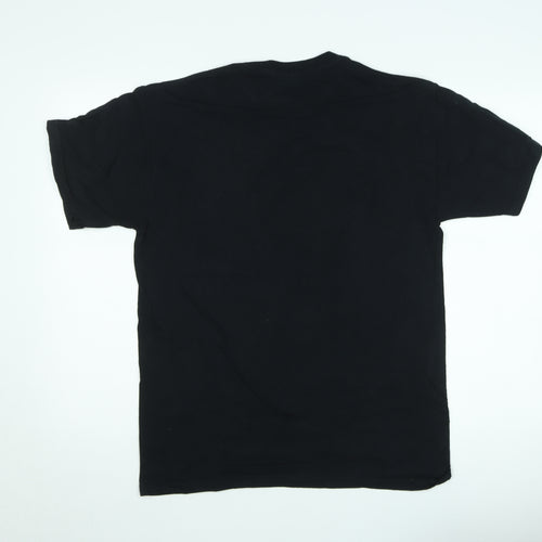 Gildan Men's Black Dragon Graphic Heavy Cotton T-Shirt Medium