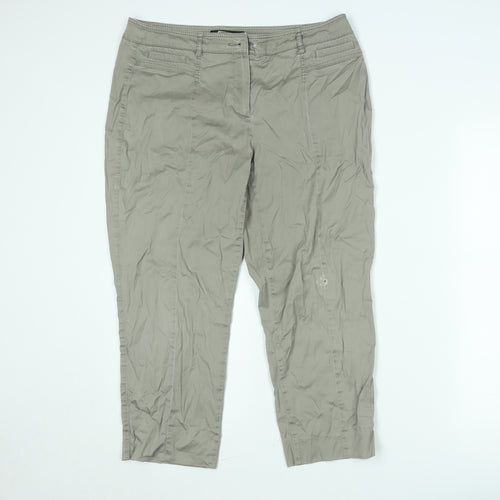 Gerry Weber Men's Beige Chino Trousers Size M Relaxed Fit