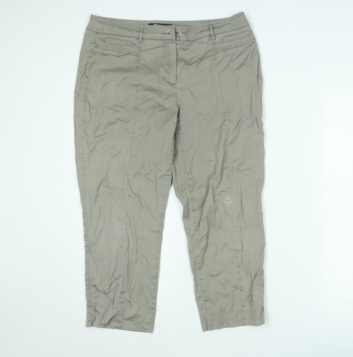 Gerry Weber Men's Beige Chino Trousers Size M Relaxed Fit