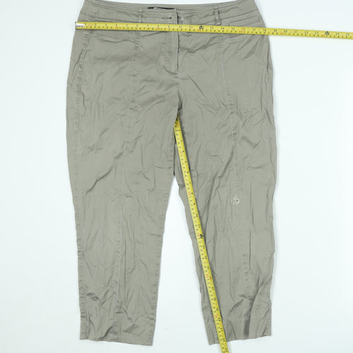 Gerry Weber Men's Beige Chino Trousers Size M Relaxed Fit