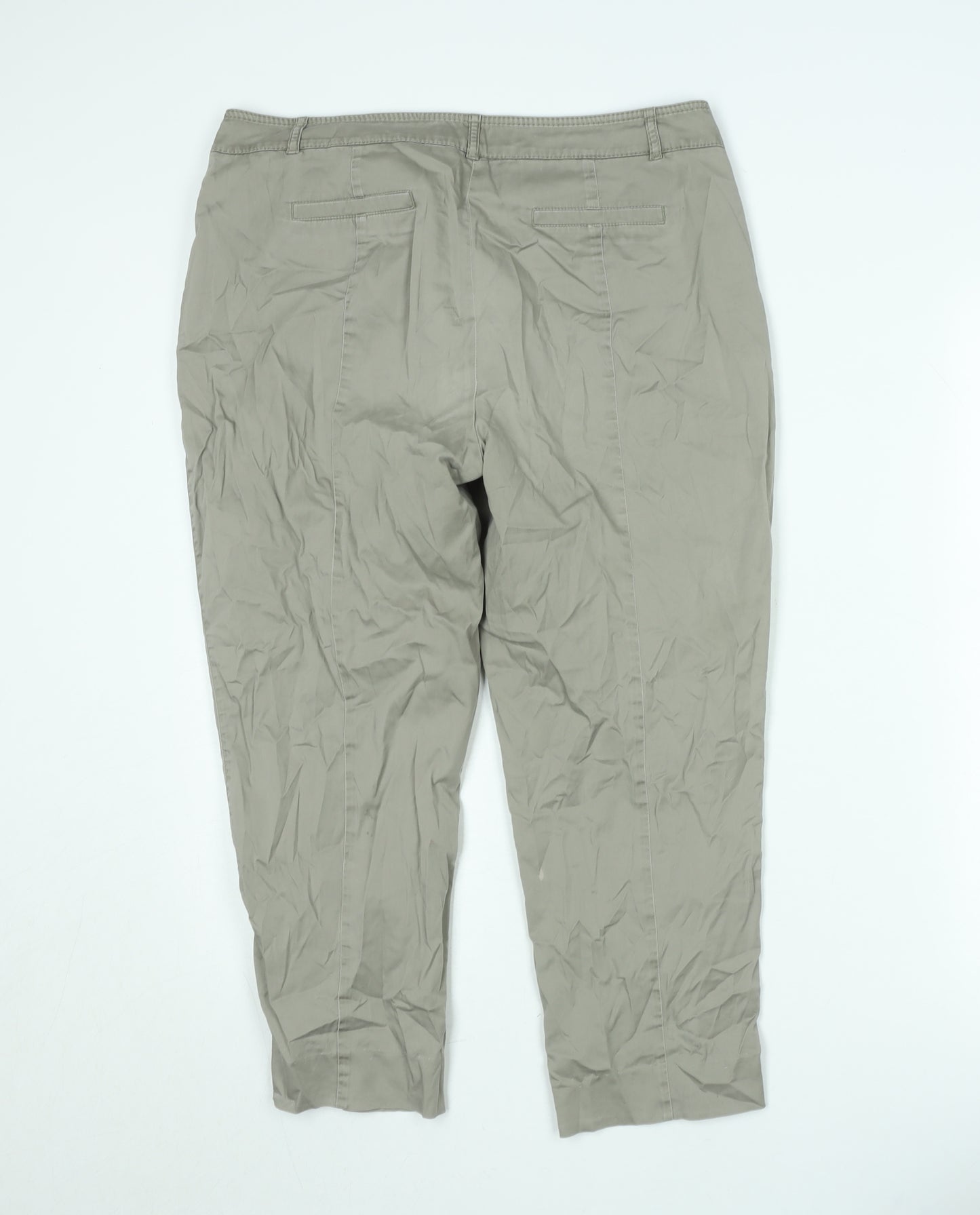 Gerry Weber Men's Beige Chino Trousers Size M Relaxed Fit