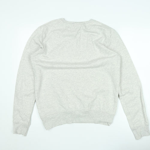 Coca-Cola Women's Grey Pullover Sweatshirt L Graphic Print Casual