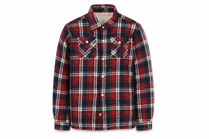 Mountain Warehouse Teens Red Check Flannel Shirt Jacket 164cm