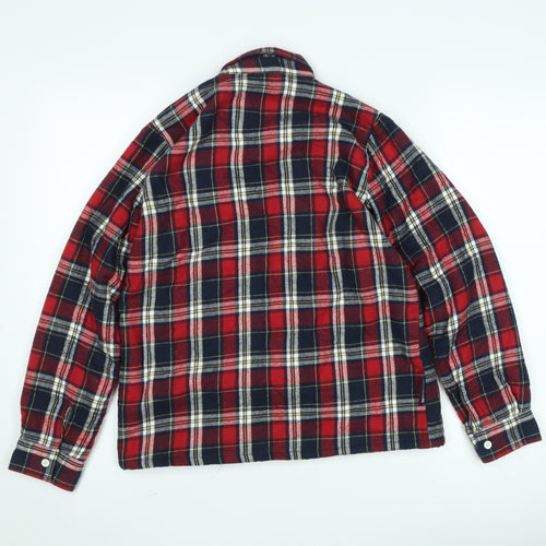 Mountain Warehouse Teens Red Check Flannel Shirt Jacket 164cm