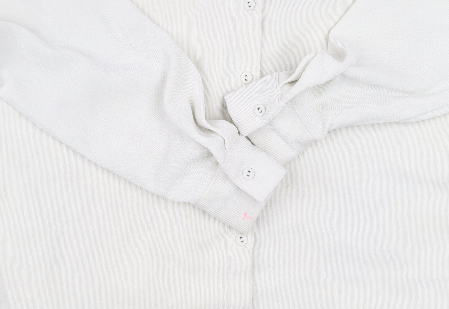 Zara Men’s White Long Sleeve Button-Up Shirt Size S Regular Fit