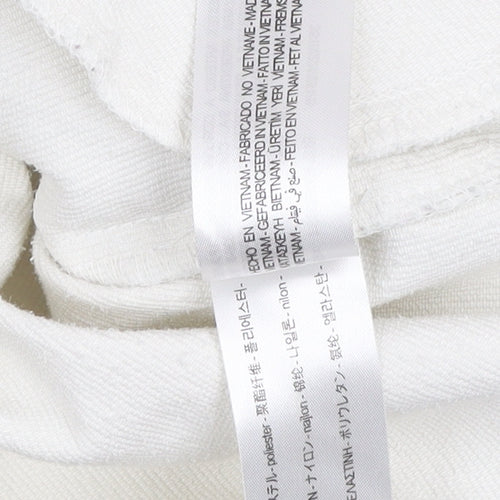 Zara Men’s White Long Sleeve Button-Up Shirt Size S Regular Fit