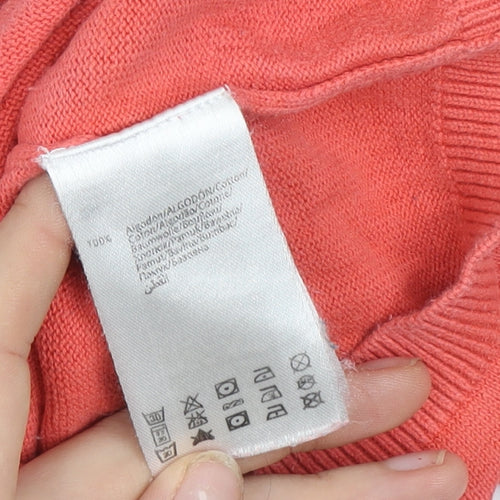 Mayoral Unisex Baby Pink Cotton Knit Pullover Jumper 12-18 Months