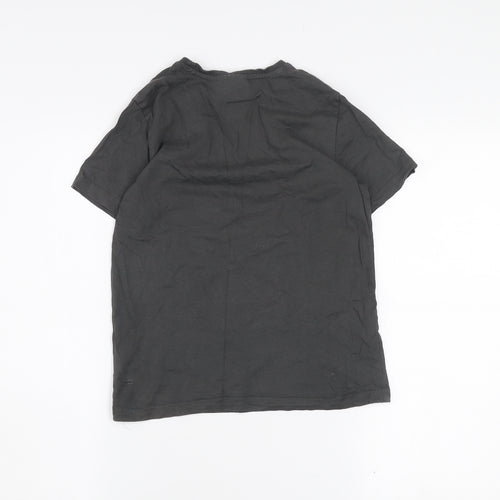 Pokémon Boys Black Graphic T-Shirt 9-10 Years Short Sleeve Crew Neck