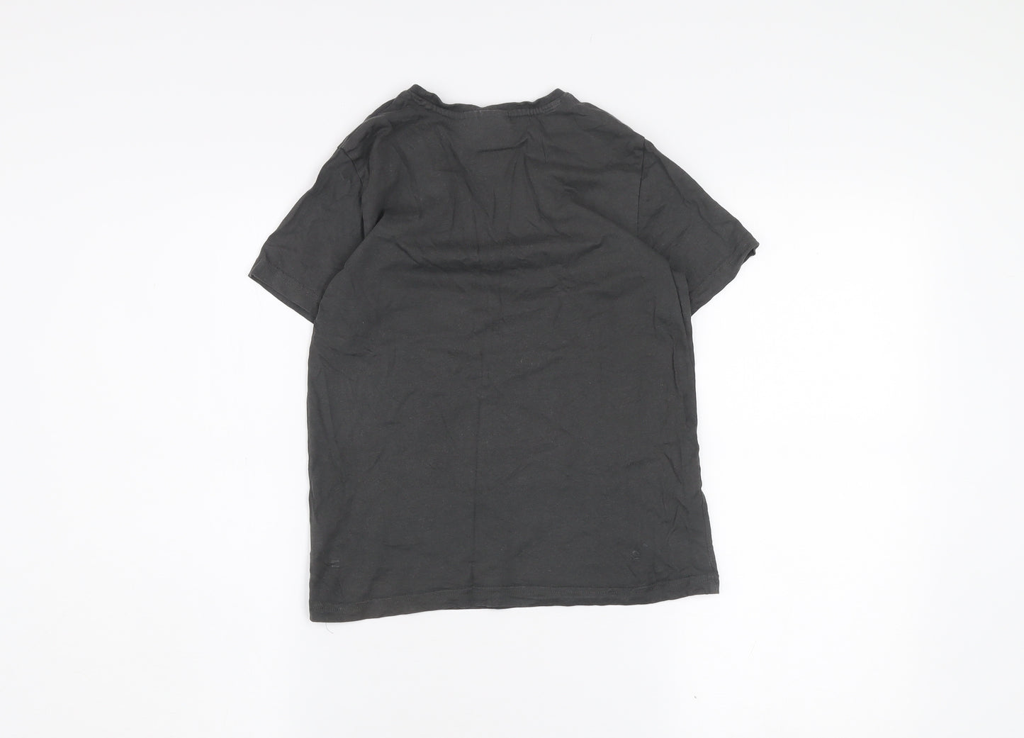 Pokémon Boys Black Graphic T-Shirt 9-10 Years Short Sleeve Crew Neck