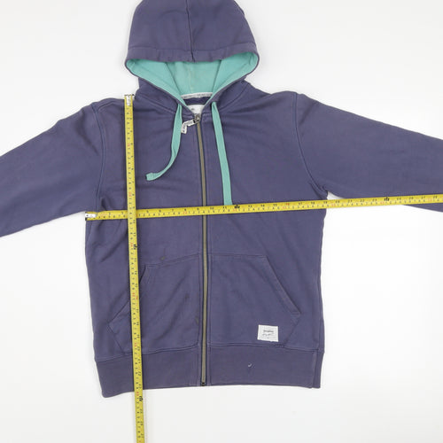 Berghaus Women's Blue Full Zip Hooded Cotton Jacket Size 12